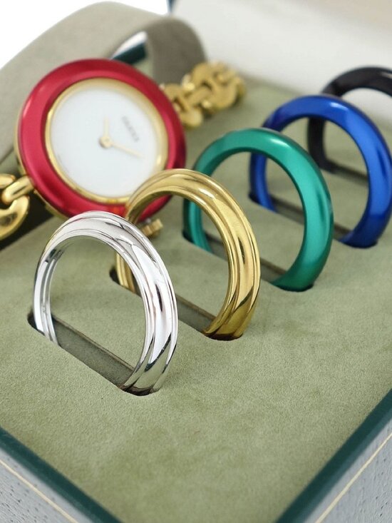 Gucci 11/12.2 Change Bezel Chameleon Quartz Watch SS 126685 main image 12
